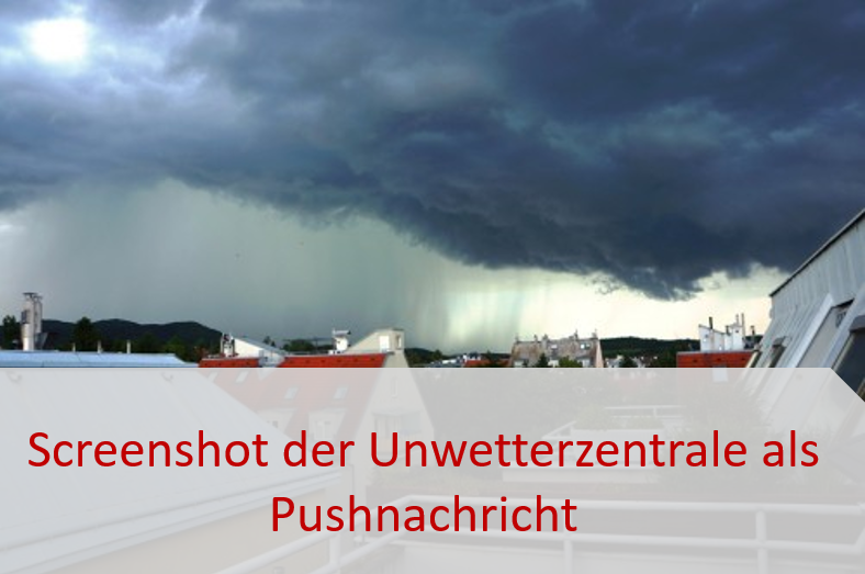 Unwetterkarte als PushNachricht (Telegram)