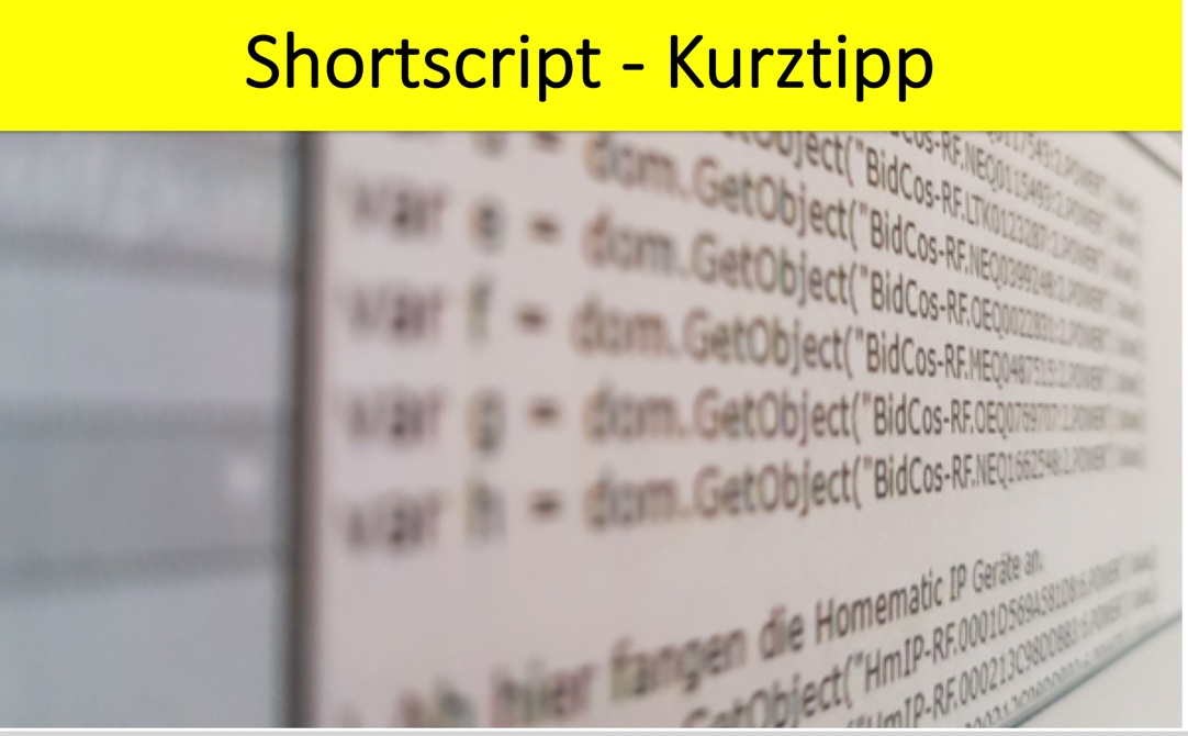 ShortSCRIPT – Stromkosten berechnen